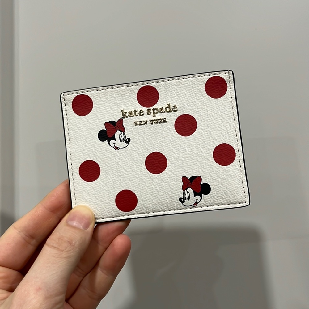 Brand New Kate Spade x Disney Parks Card Case Wallet